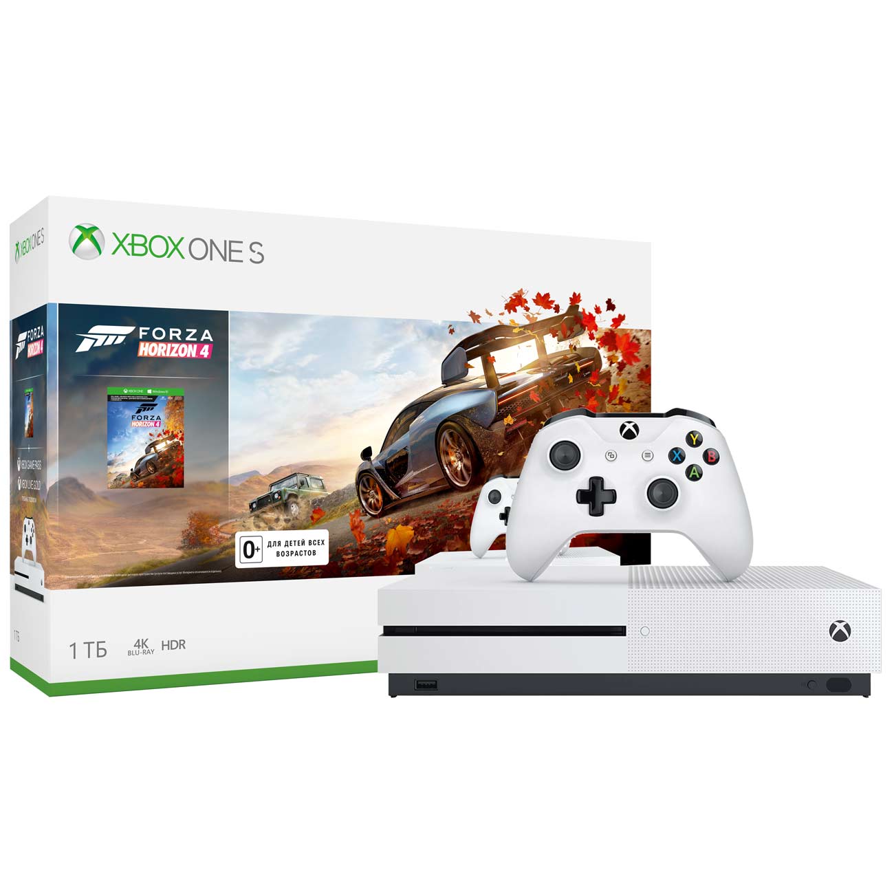 Купить Игровая консоль Xbox One Microsoft S 1TB + Forza Horizon 4 в  каталоге интернет магазина М.Видео по выгодной цене с доставкой, отзывы,  фотографии - Москва