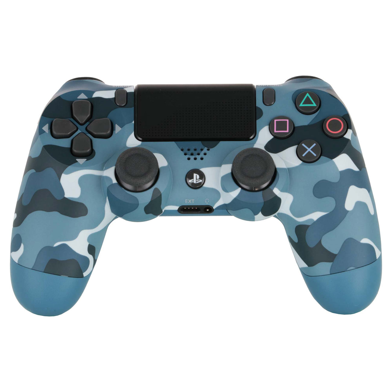 Купить Геймпад для консоли PS4 Sony Dualshock v2 синий камуфляж в каталоге  интернет магазина М.Видео по выгодной цене с доставкой, отзывы, фотографии  - Москва