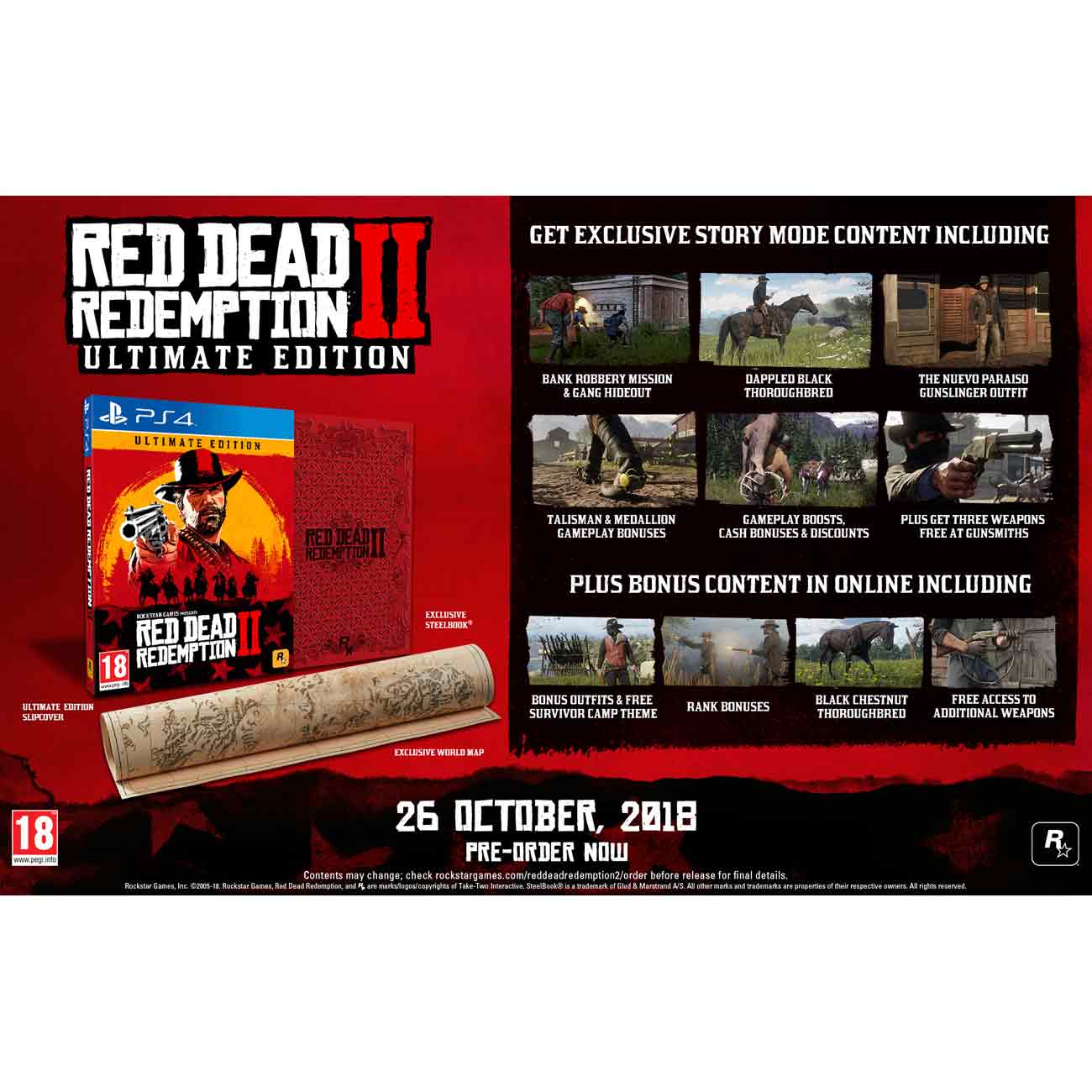 Купить PS4 игра Take-Two Red Dead Redemption 2. Ultimate Edition в каталоге  интернет магазина М.Видео по выгодной цене с доставкой, отзывы, фотографии  - Москва