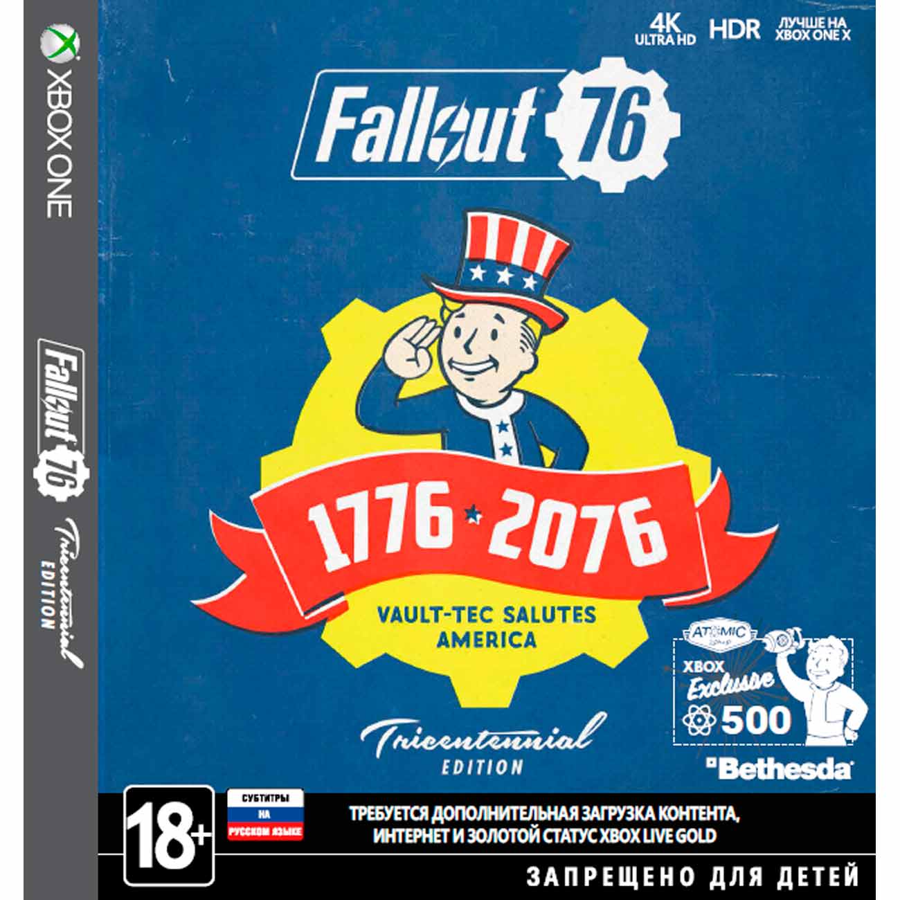 Купить Xbox игра Bethesda Fallout 76. Tricentennial Edition в каталоге  интернет магазина М.Видео по выгодной цене с доставкой, отзывы, фотографии  - Москва