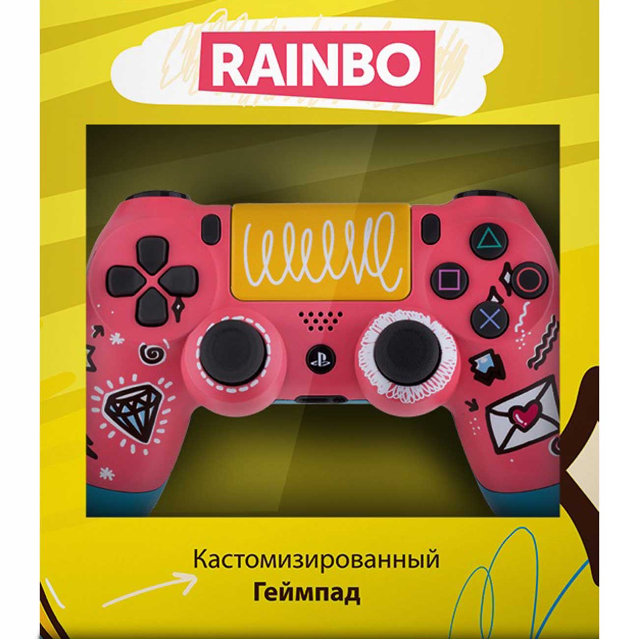 Купить Геймпад для консоли PS4 PlayStation 4 Rainbo DualShock 4 