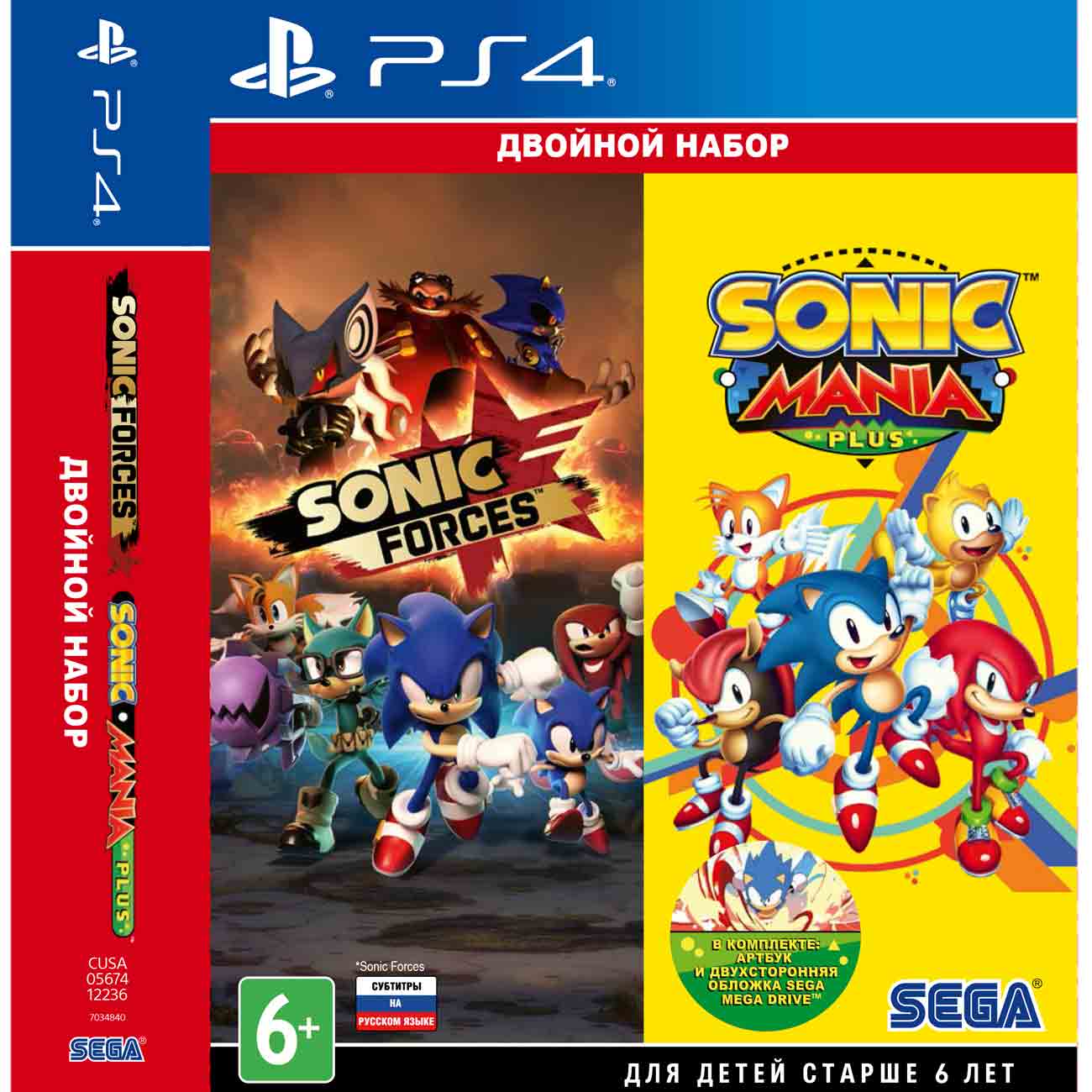 Купить PS4 игра Sega Sonic Forces + Sonic Mania Plus в каталоге интернет  магазина М.Видео по выгодной цене с доставкой, отзывы, фотографии - Москва