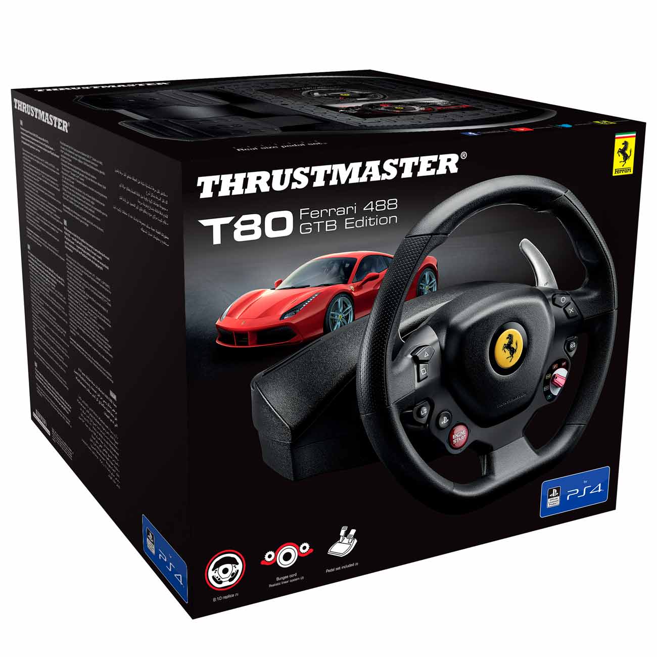 Купить Руль Thrustmaster T80 Ferrari 488 GTB в каталоге интернет магазина  М.Видео по выгодной цене с доставкой, отзывы, фотографии - Москва