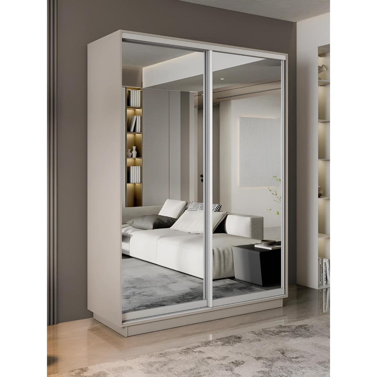 Изображение товара Шкаф-купе Е1 1,2 Экспресс 2-х дверный 120х240х45 с зеркалами К