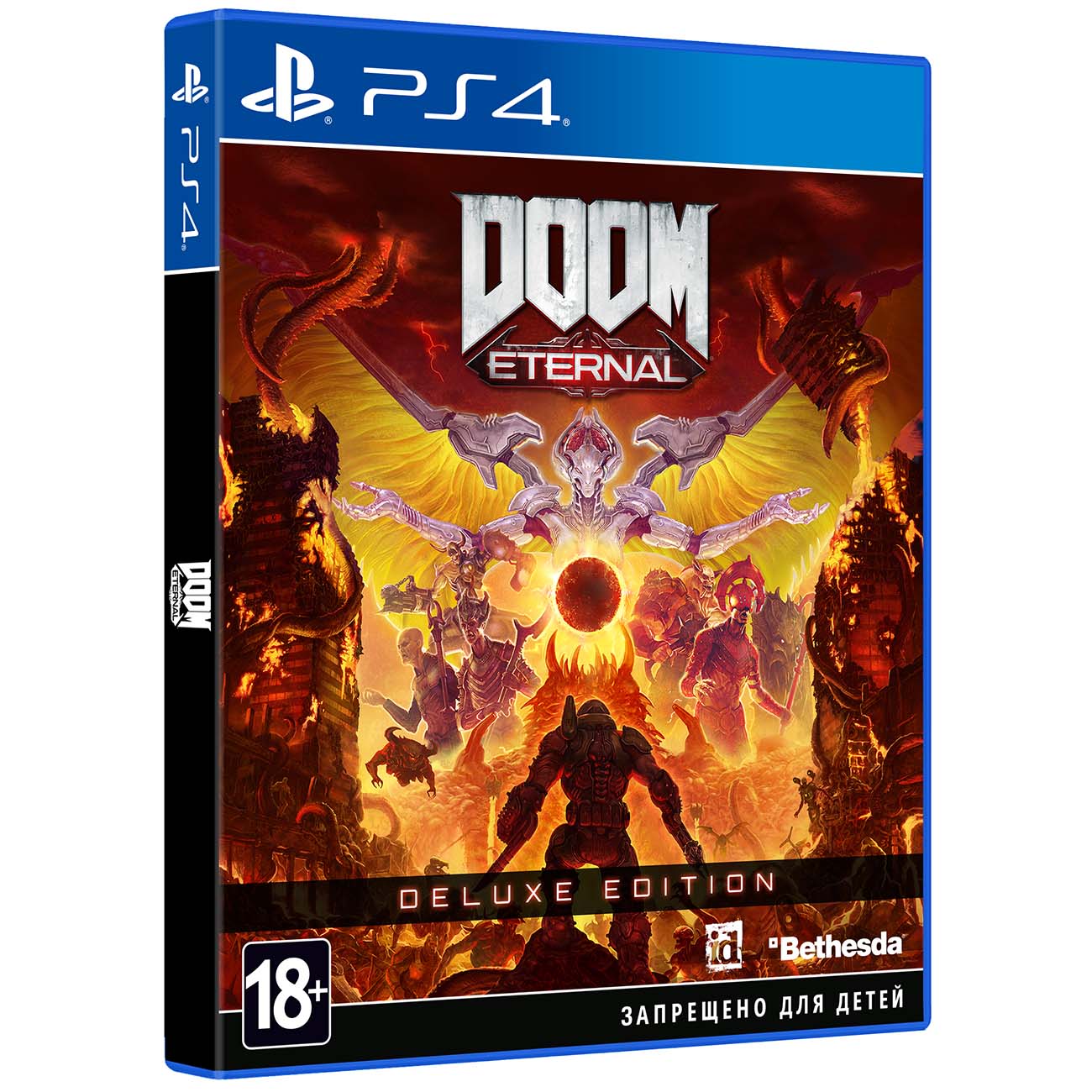 Купить PS4 игра Bethesda DOOM Eternal. Deluxe Edition в каталоге интернет  магазина М.Видео по выгодной цене с доставкой, отзывы, фотографии - Москва