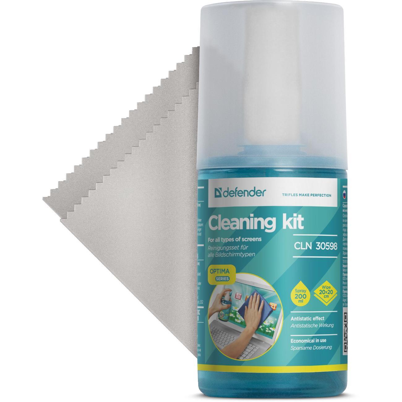 Изображение товара Салфетки для экрана Defender CLN 30598 Optima