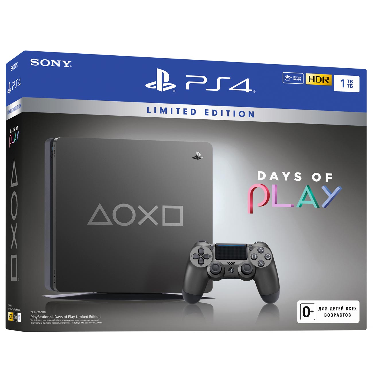 Купить Игровая консоль PlayStation 4 1TB Days of Play Limited Edition в  каталоге интернет магазина М.Видео по выгодной цене с доставкой, отзывы,  фотографии - Москва