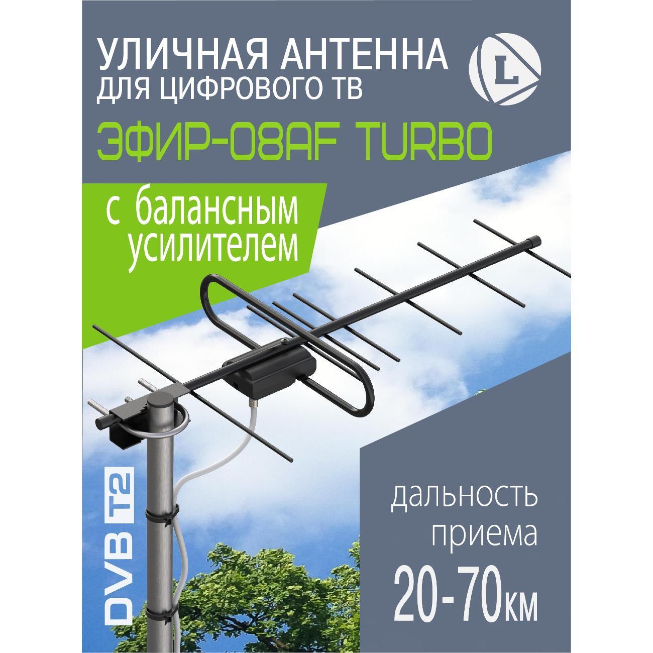 Изображение товара Антенна телевизионная внешняя Locus Эфир-08AF TURBO