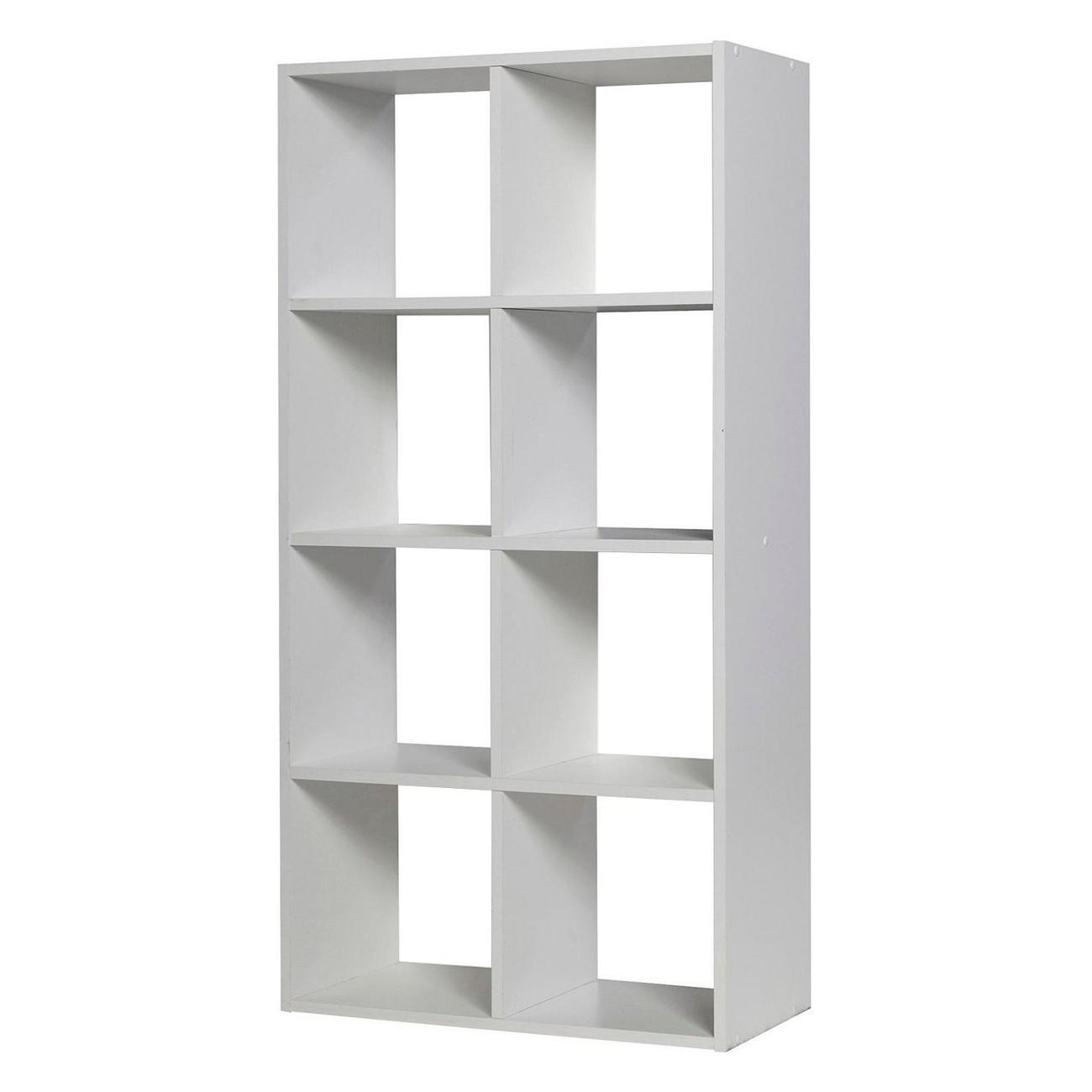 Изображение товара Стеллаж Шарм-Дизайн с ячейками Бит 8 60х30х120, открытый, Белый