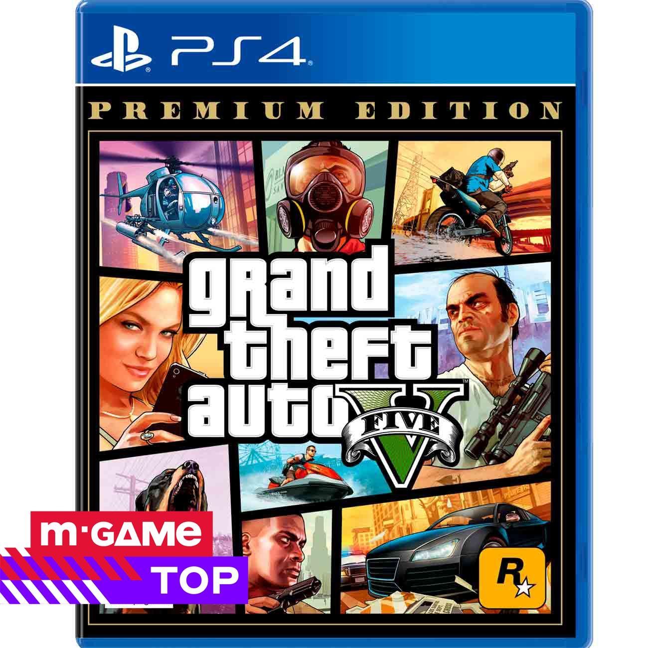 Купить PS4 игра Take-Two Grand Theft Auto V. Premium Edition в каталоге  интернет магазина М.Видео по выгодной цене с доставкой, отзывы, фотографии  - Москва