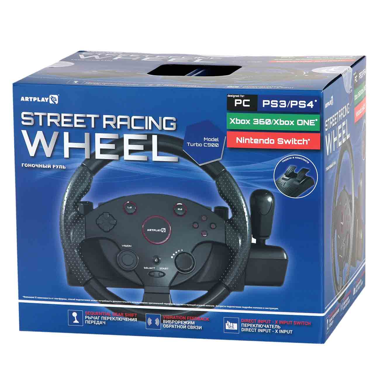 Руль Artplays Street Racing Wheel (Turbo C900)