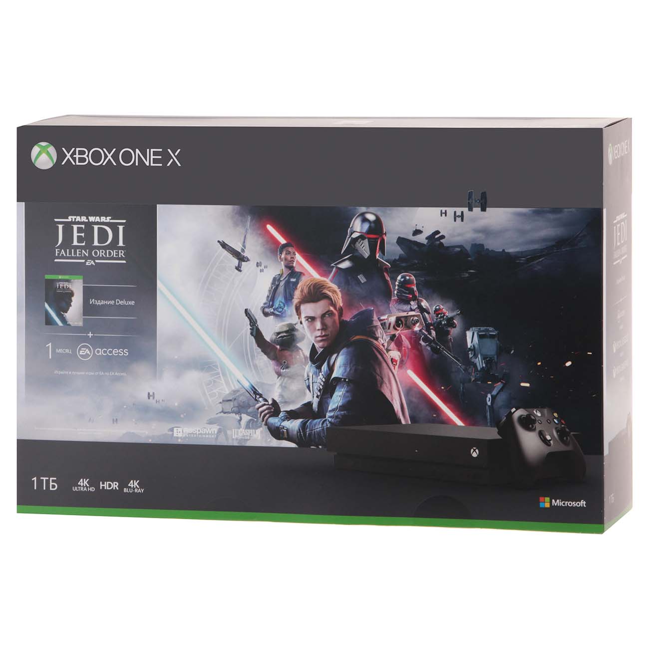 Купить Игровая консоль Xbox One Microsoft X 1TB + Star Wars Jedi: Fallen  Order в каталоге интернет магазина М.Видео по выгодной цене с доставкой,  отзывы, фотографии - Москва