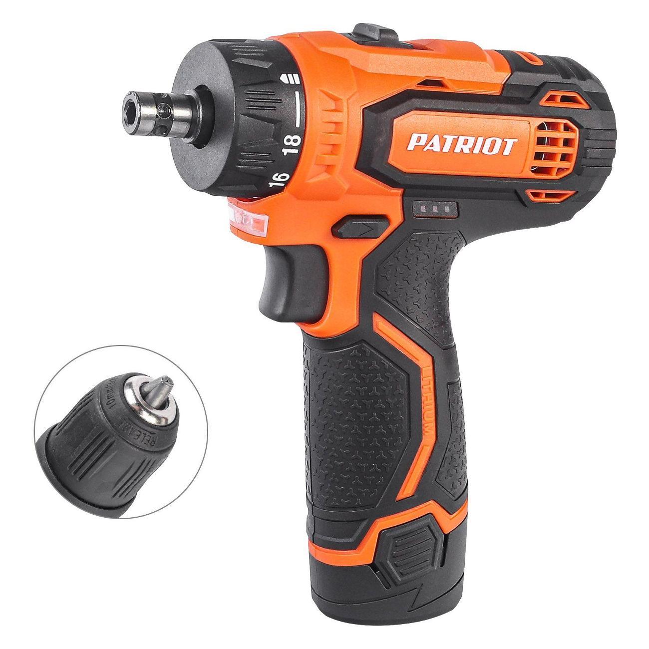 Изображение товара Дрель-шуруповерт Patriot Дрель-шуруп Патриот_180201115