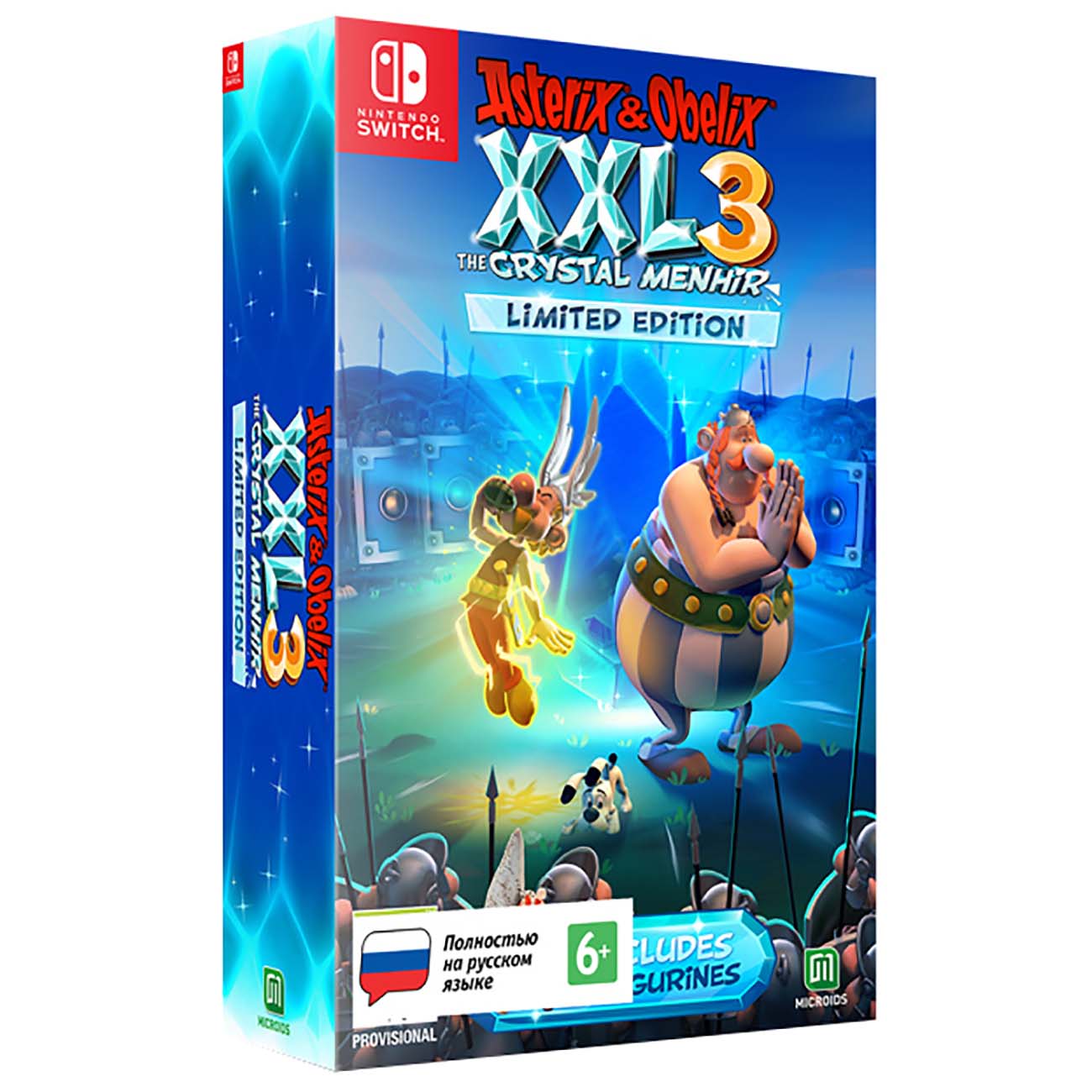 Купить Игра Microids Nintendo Asterix & Obelix XXL 3: The Crystal Menhir.  Limited Edition в каталоге интернет магазина М.Видео по выгодной цене с  доставкой, отзывы, фотографии - Москва