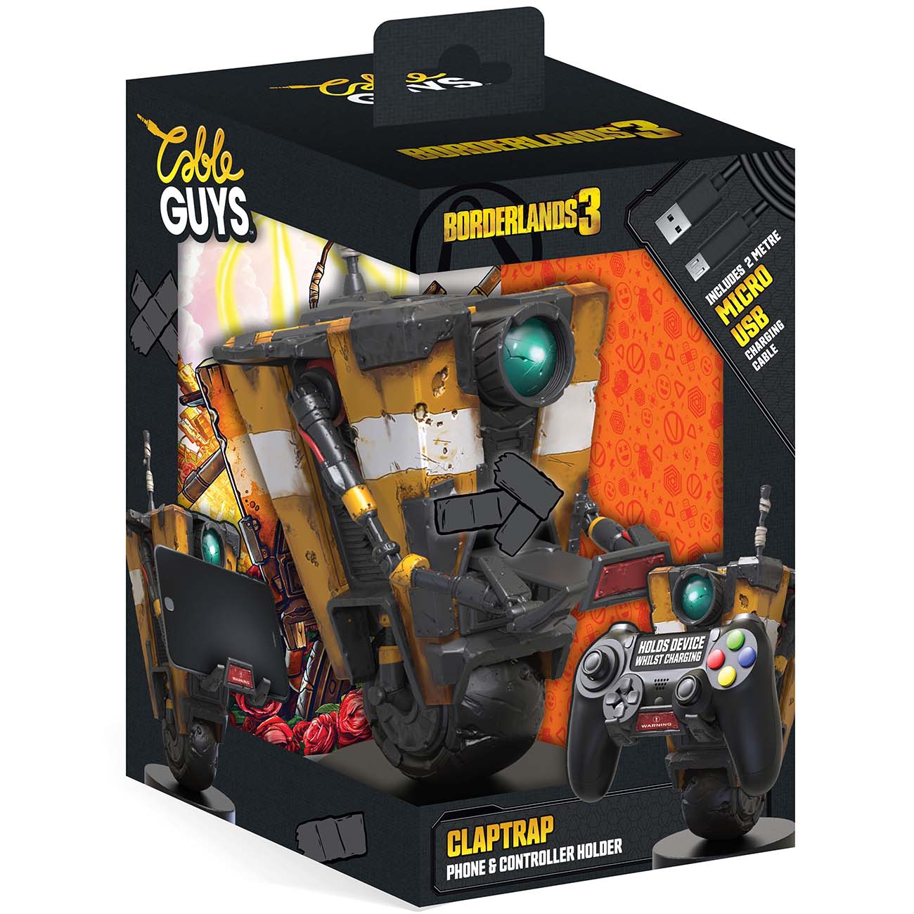 Купить Держатель для геймпада Exquisite Gaming Cable Guy: Borderlands -  ClapTrap в каталоге интернет магазина М.Видео по выгодной цене с доставкой,  отзывы, фотографии - Москва