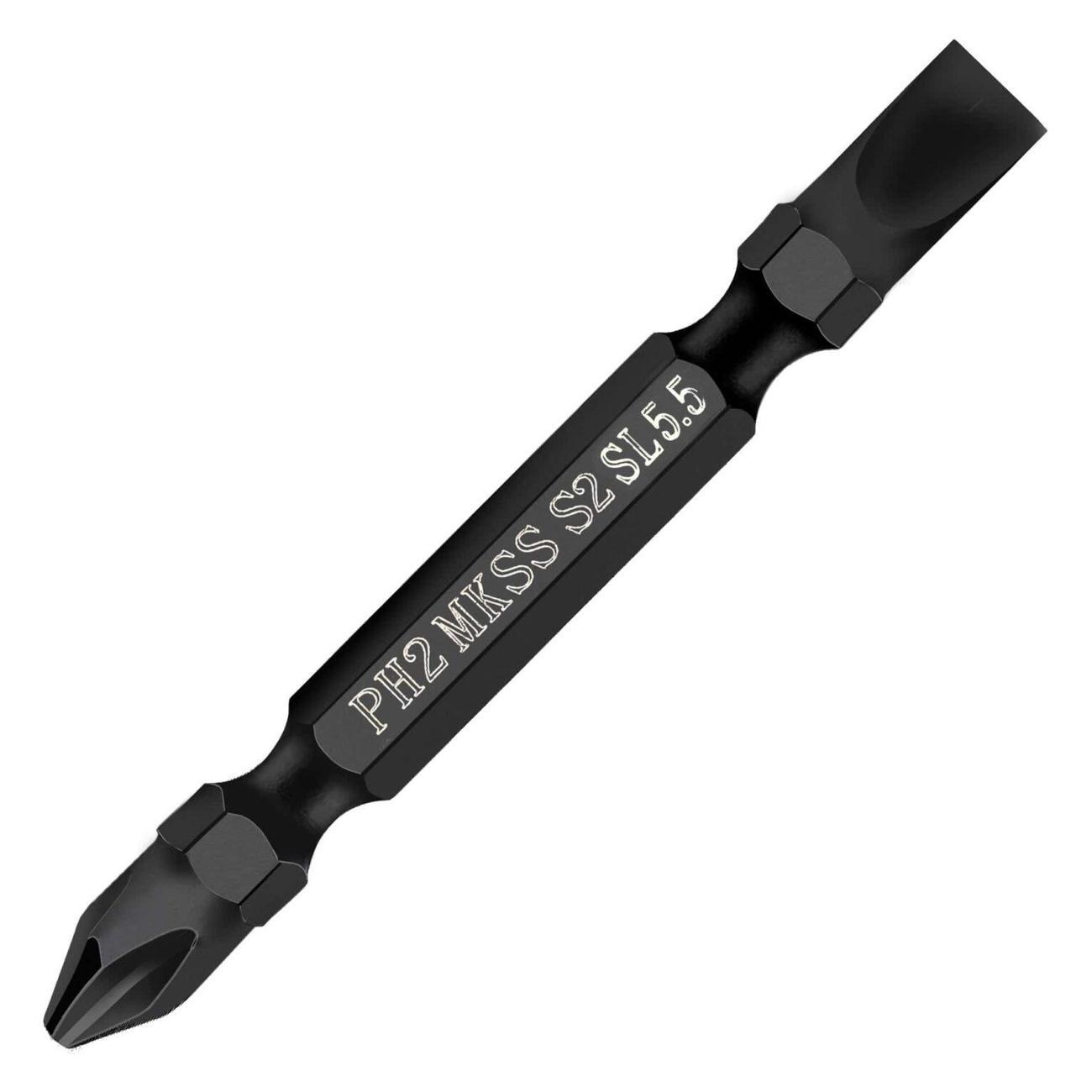 Изображение товара Бита MKSS Бита двухстороняя РН2/SL5,5х65мм (10 шт) MKSS