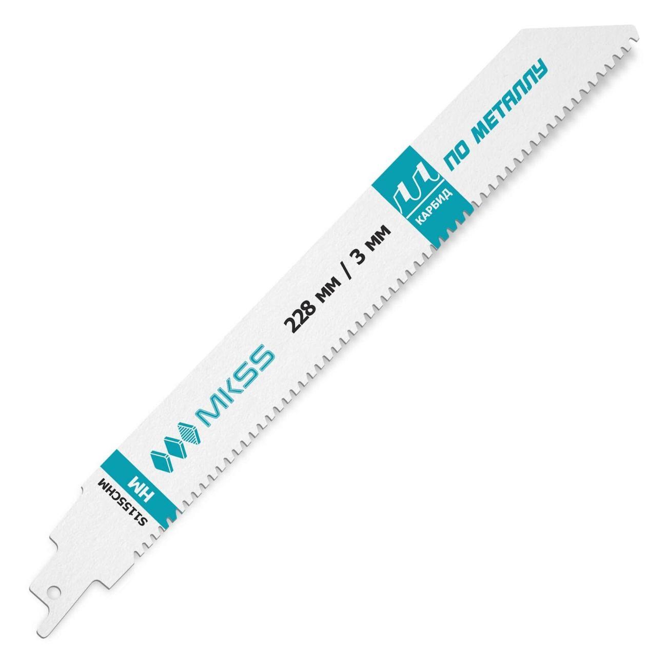 Изображение товара Полотно пильное MKSS S1155CHM 8TPI по металлу 228х25х1,27х3мм MKSS