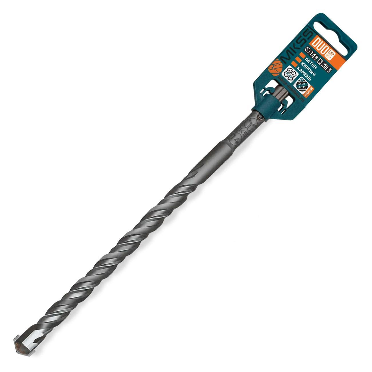 Изображение товара Бур MKSS Бур по бетону Duo 14x210мм SDS-plus MKSS