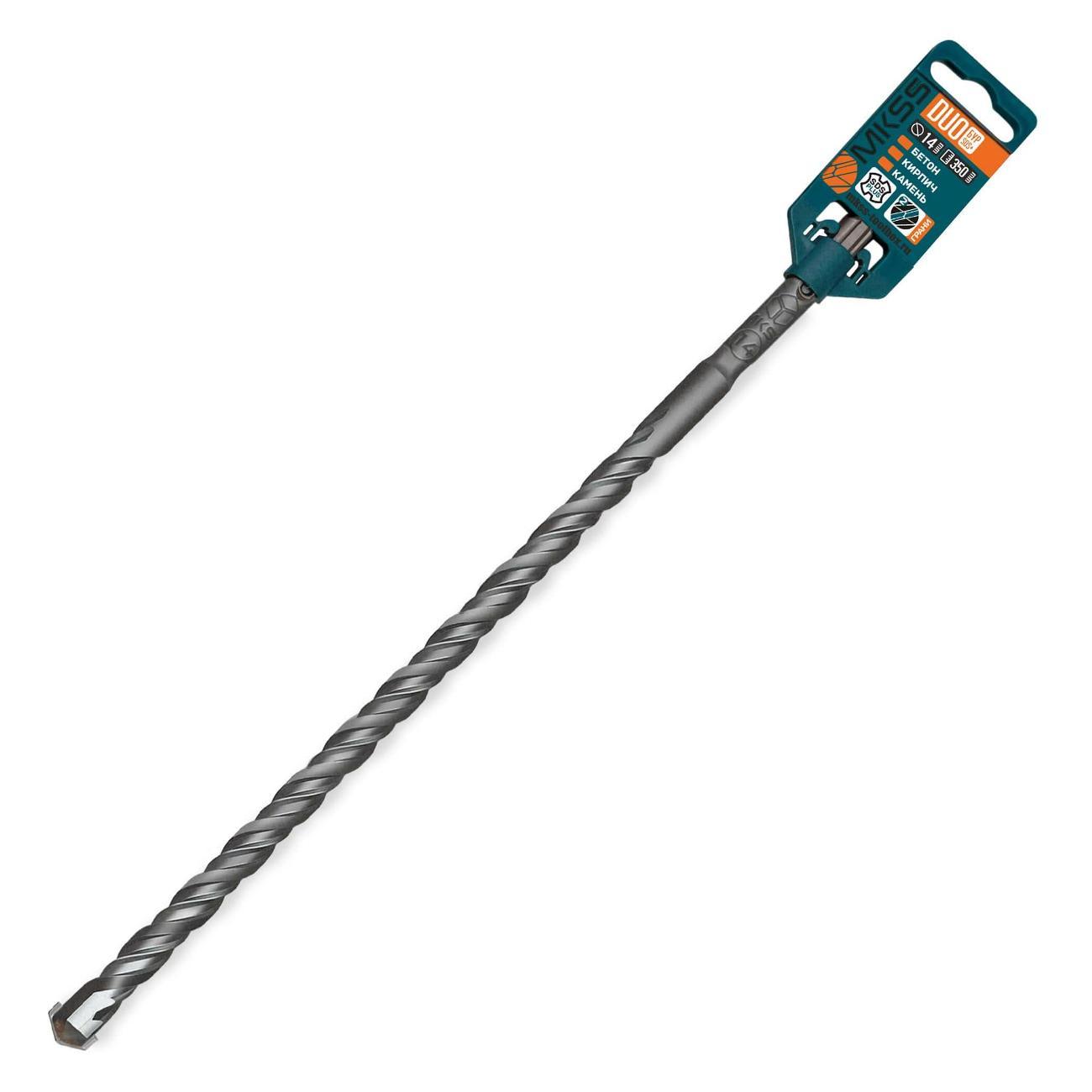 Изображение товара Бур MKSS Бур по бетону Duo 14x350мм SDS-plus MKSS