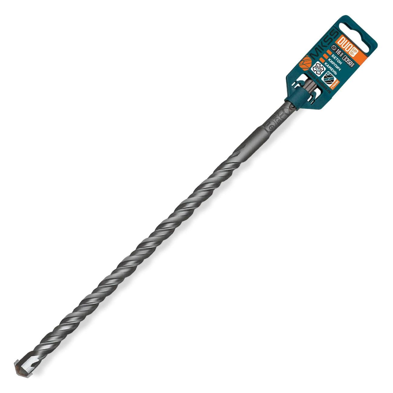 Изображение товара Бур MKSS Бур по бетону Duo 16x350мм SDS-plus MKSS