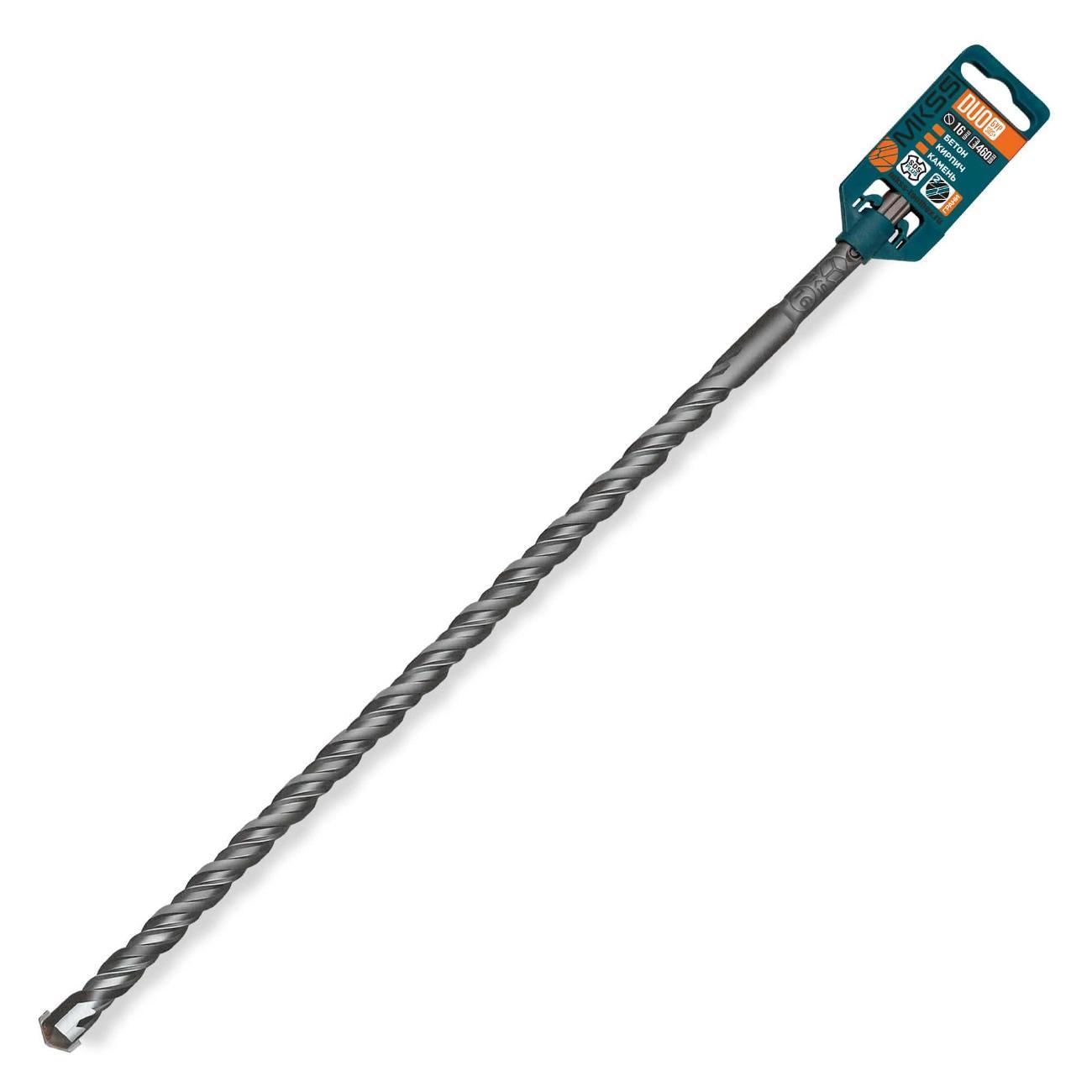 Изображение товара Бур MKSS Бур по бетону Duo 16x460мм SDS-plus MKSS