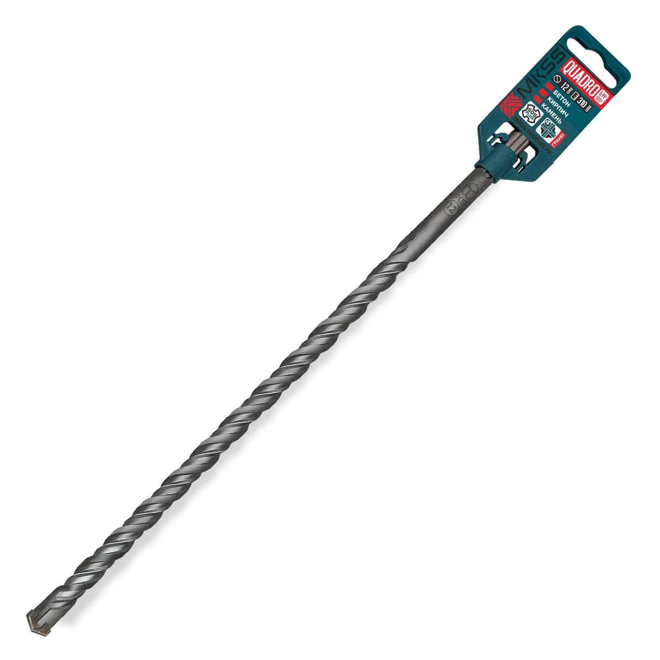 Изображение товара Бур MKSS Бур по бетону Quadro 12x310мм SDS-plus MKSS