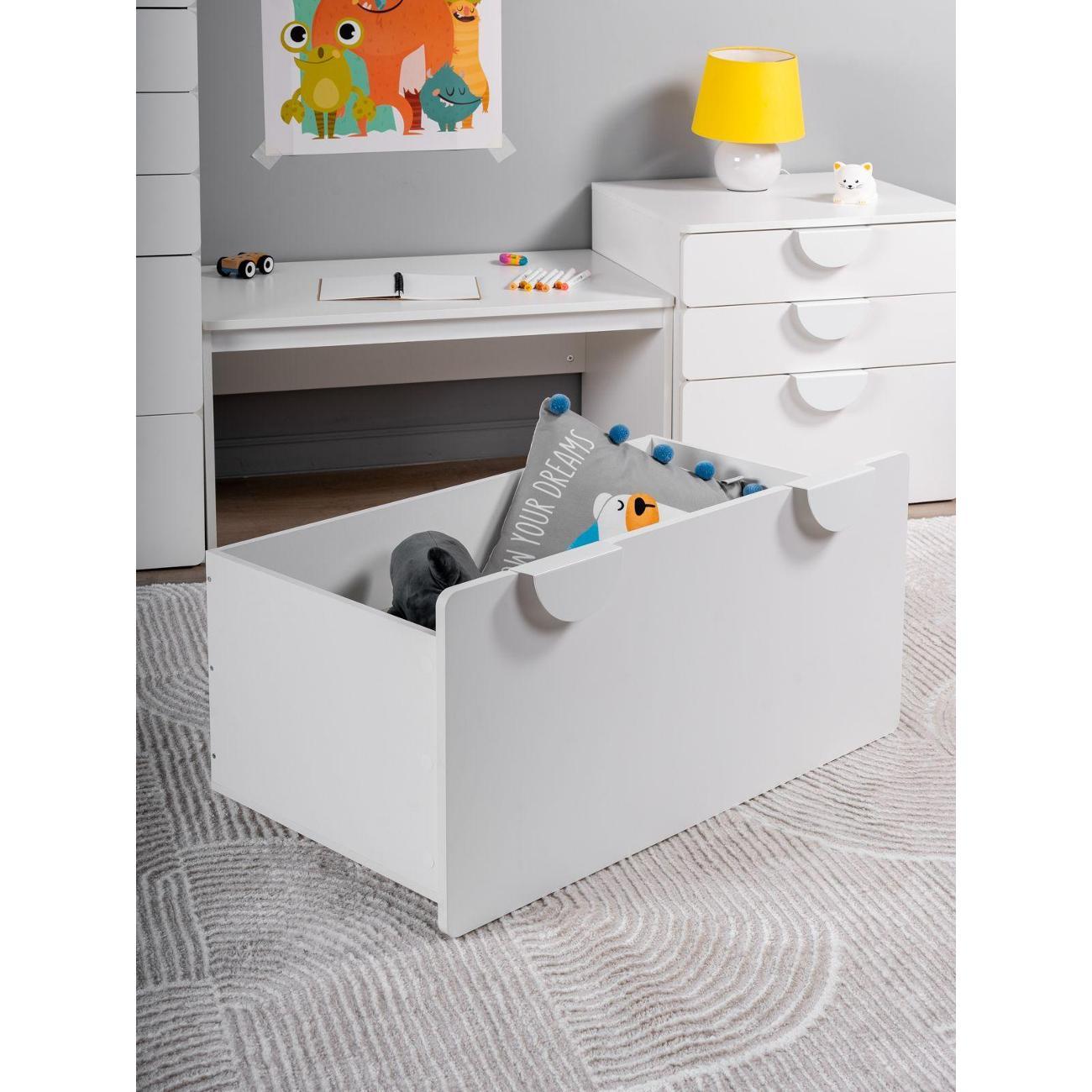 Изображение товара Ящик для хранения Гуд Лакк Пикси под скамью 90х48х46 см белый