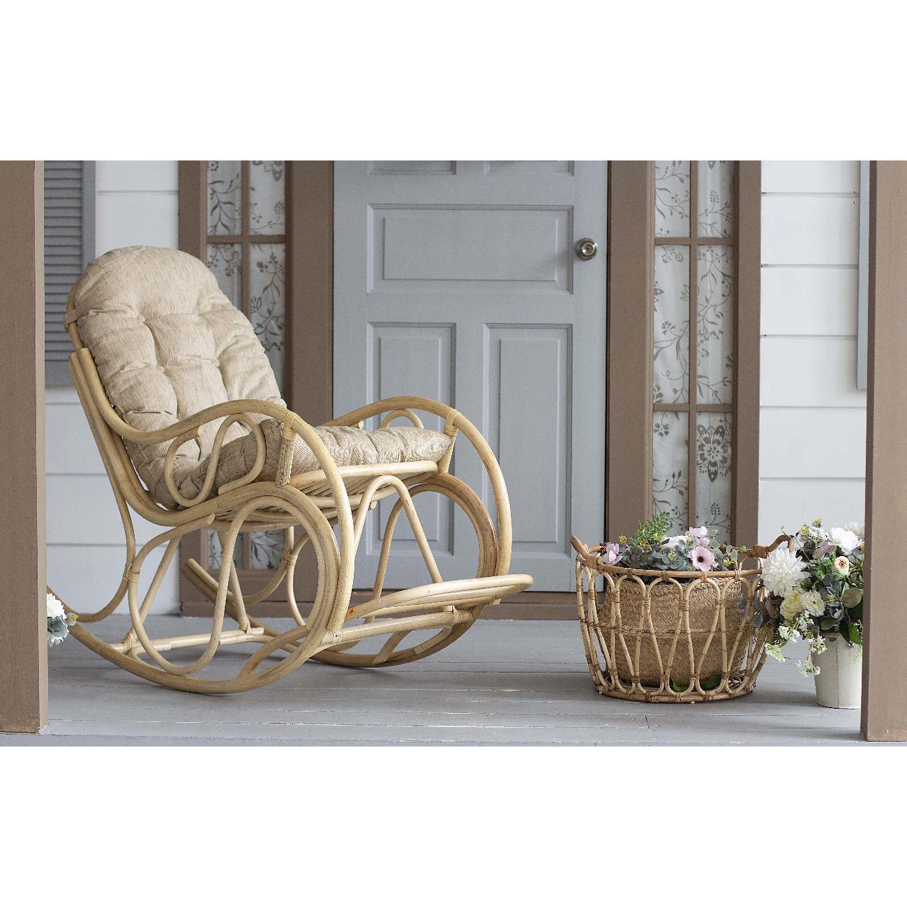 Изображение товара Кресло-качалка Мебель Солнца Кресло-качалка_05/05-N-beige_Нет бренда