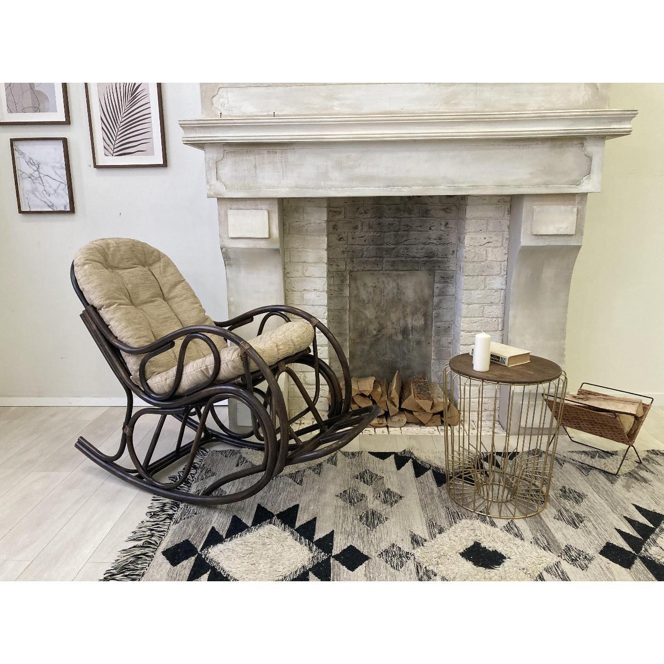 Изображение товара Кресло-качалка Мебель Солнца Кресло-качалка_05/05-N-beige_Нет бренда