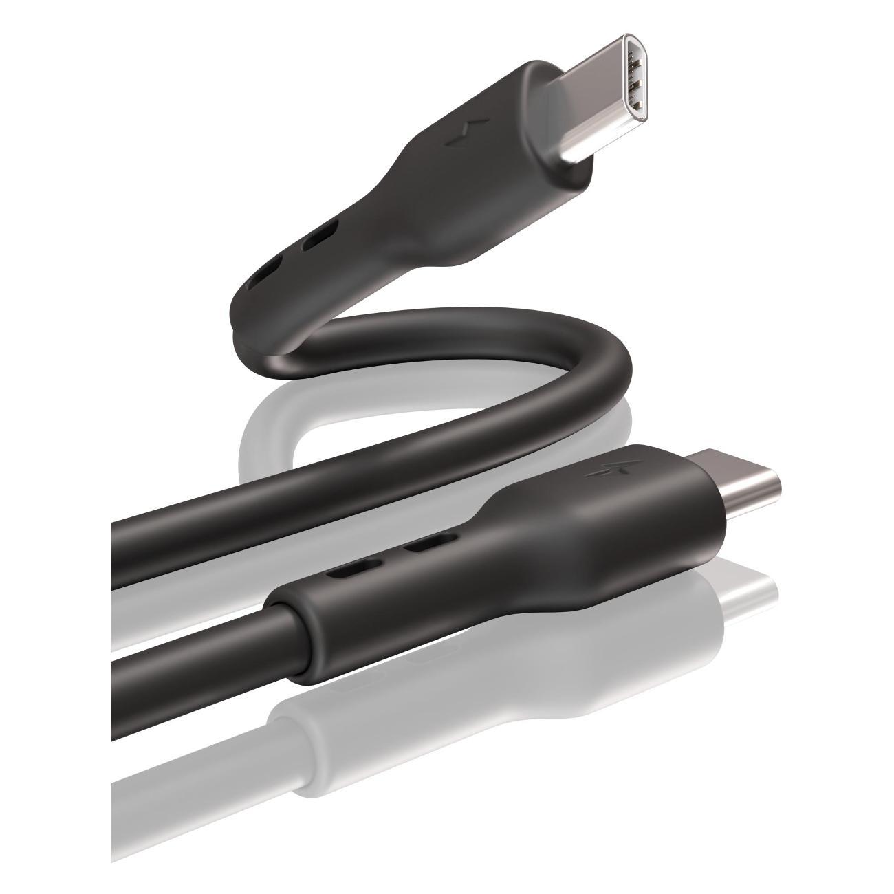 Изображение товара Кабель для смартфона, телефона Wiiix Кабель CB-107TC-TC-20B WIIIX Type-C-Type-C 2 м