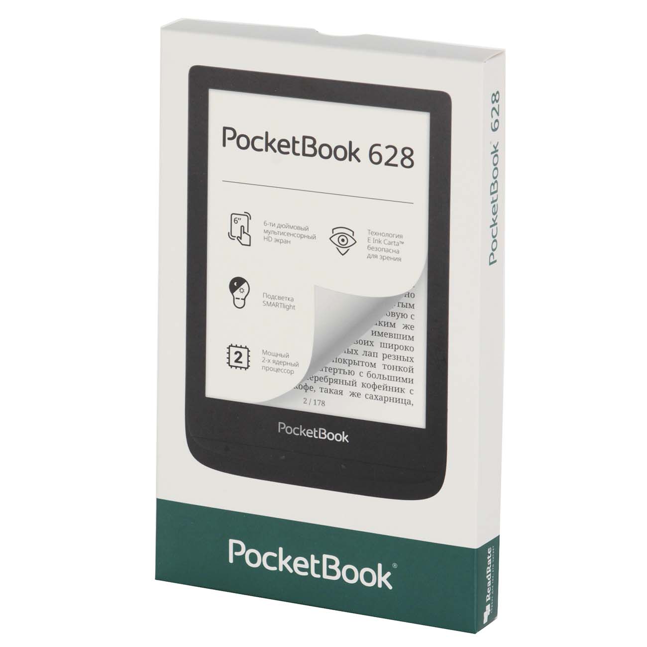 Купить Электронная книга PocketBook 628 Black в каталоге интернет магазина  М.Видео по выгодной цене с доставкой, отзывы, фотографии - Москва