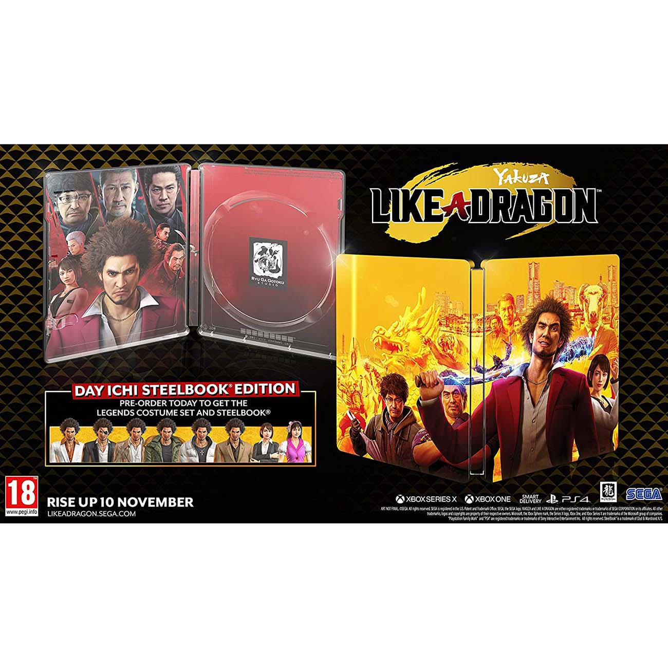 Купить PS4 игра Sega Yakuza: Like a Dragon. Day Ichi Edition в каталоге  интернет магазина М.Видео по выгодной цене с доставкой, отзывы, фотографии  - Москва