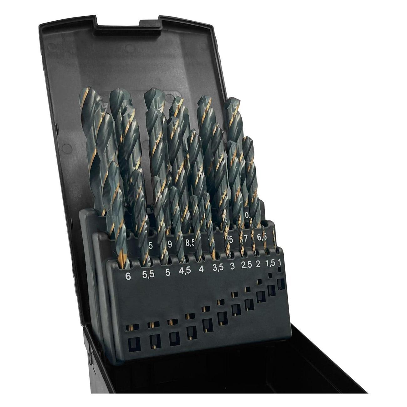 Изображение товара Сверло MKSS Набор сверл HSS-G 4241 DIN 338 1.0-13мм; 25шт