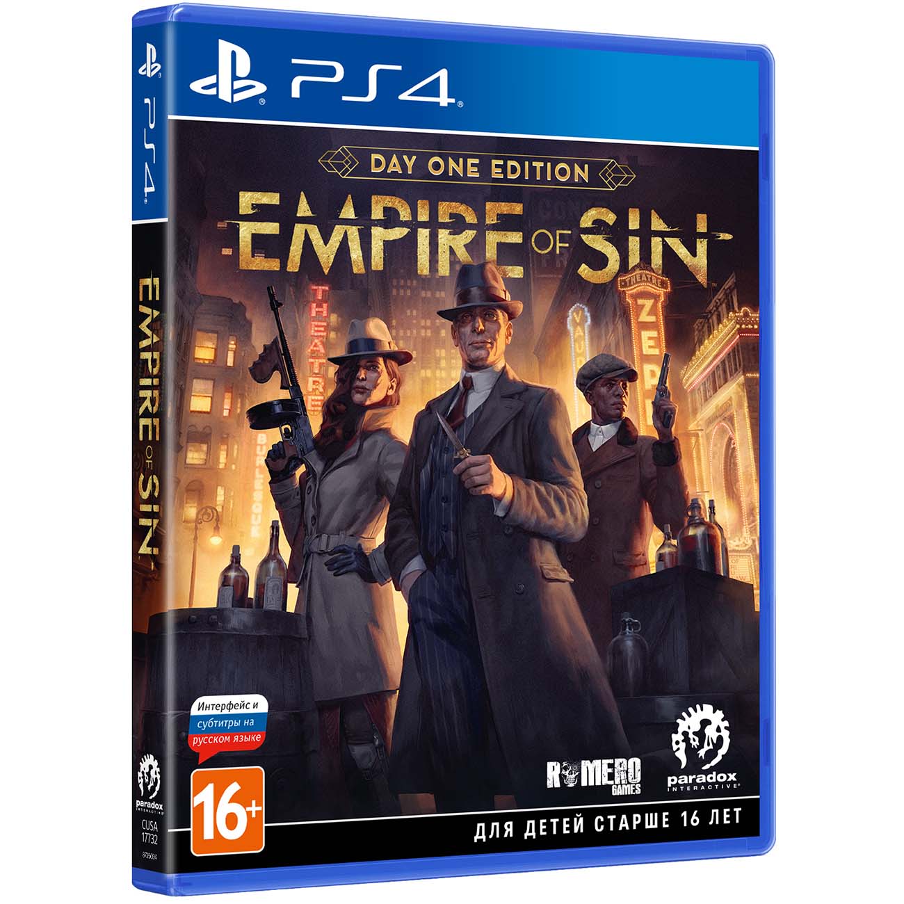 PS4 игра Paradox Interactive Empire of Sin. Издание первого дня