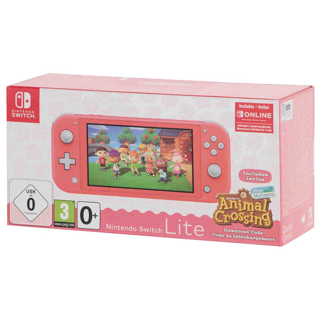 Купить Игровая приставка Nintendo Switch Lite коралловый+Animal  Crossing:New Horizons+NSO 3мес. в каталоге интернет магазина М.Видео по  выгодной цене с доставкой, отзывы, фотографии - Москва