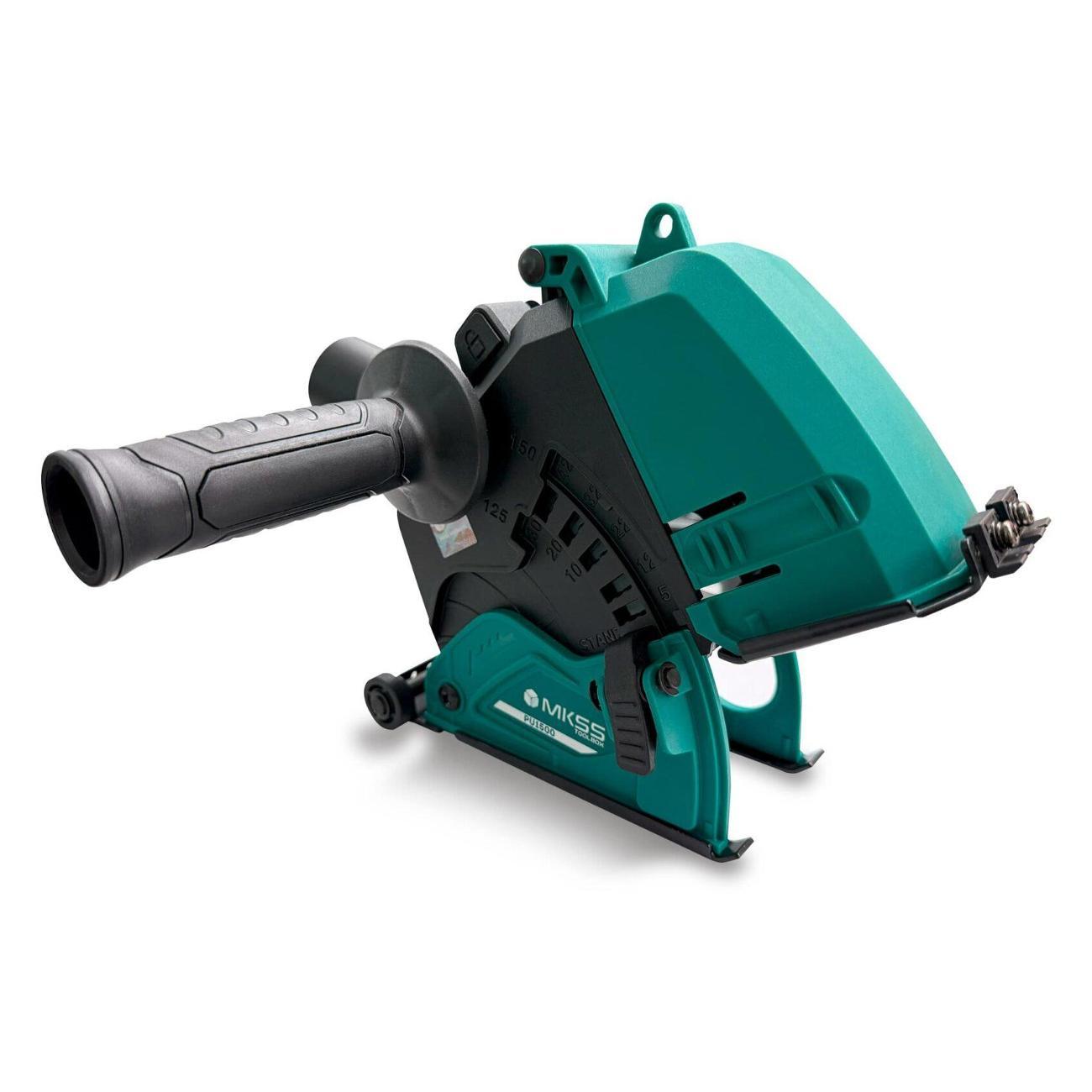 Изображение товара Насадка для шлифовального инструмента MKSS Кожух-пылеудалитель для штробления на УШМ 125/150