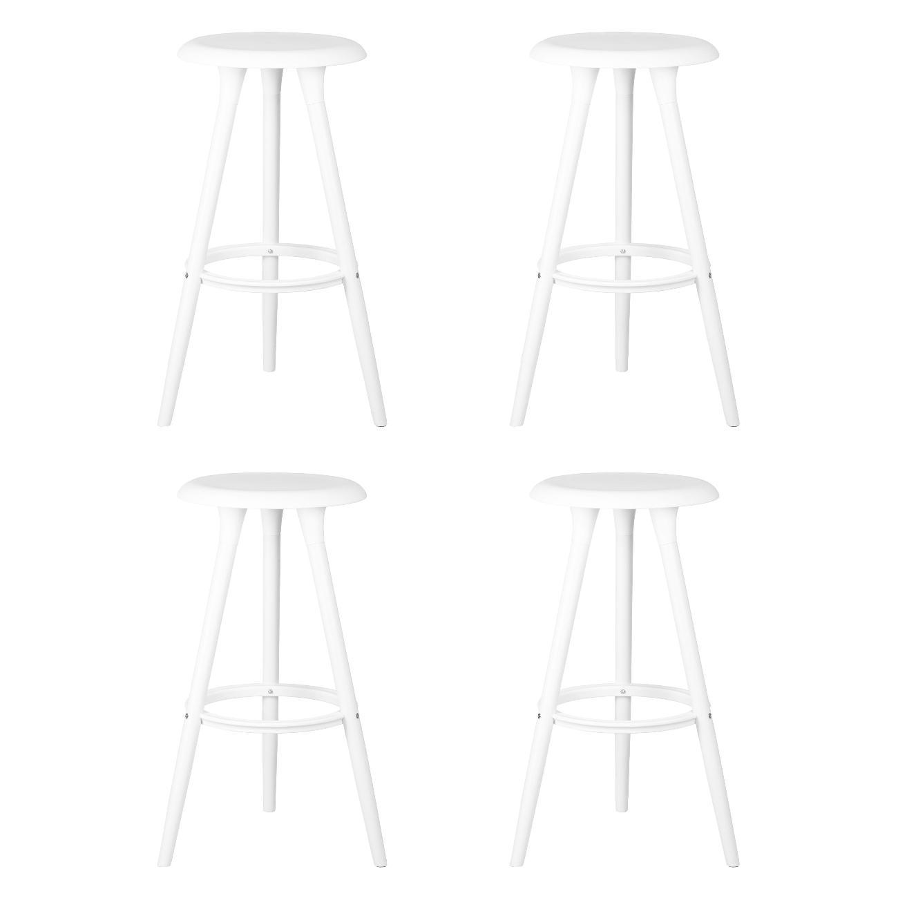 Изображение товара Стул барный DOBRIN ROYCE WHITE 4WW