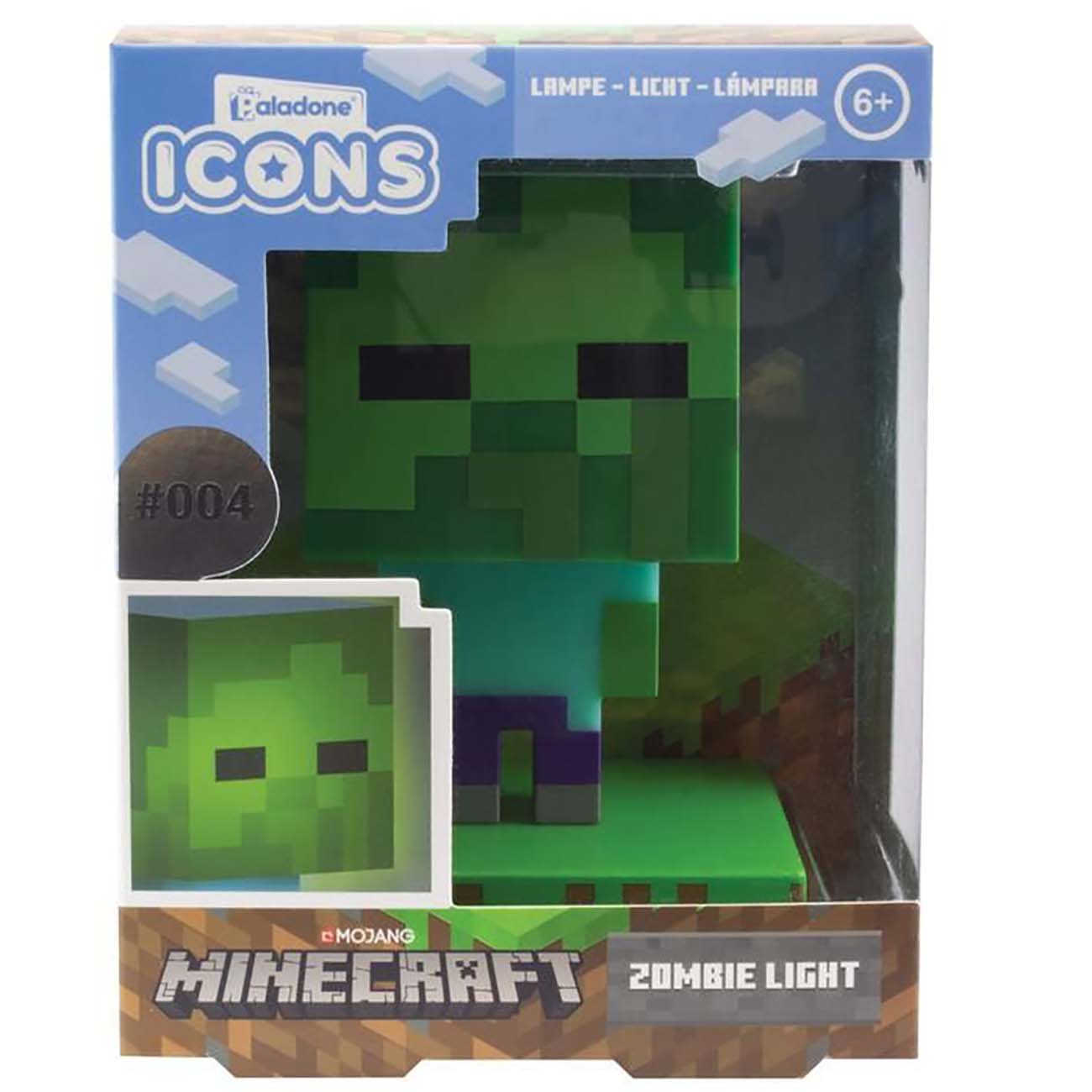 Купить Светильник геймерский Paladone Minecraft Zombie Icon Light в  каталоге интернет магазина М.Видео по выгодной цене с доставкой, отзывы,  фотографии - Москва