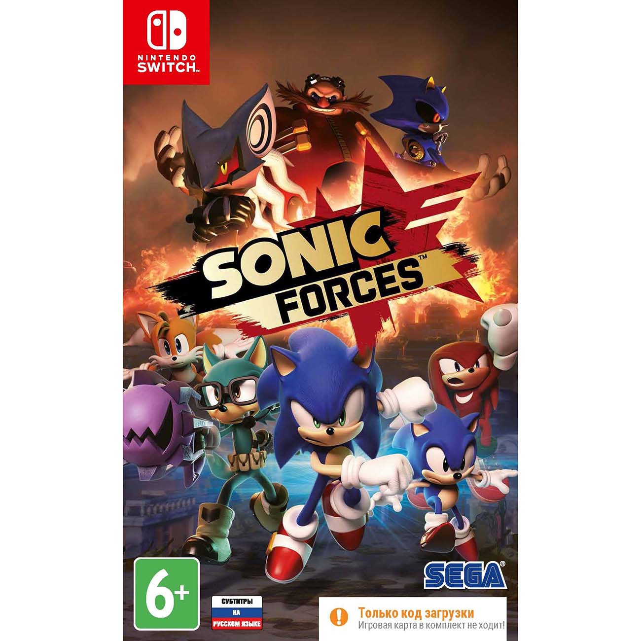 Купить Игра Sega Sonic Forces (код загрузки) в каталоге интернет магазина  М.Видео по выгодной цене с доставкой, отзывы, фотографии - Москва