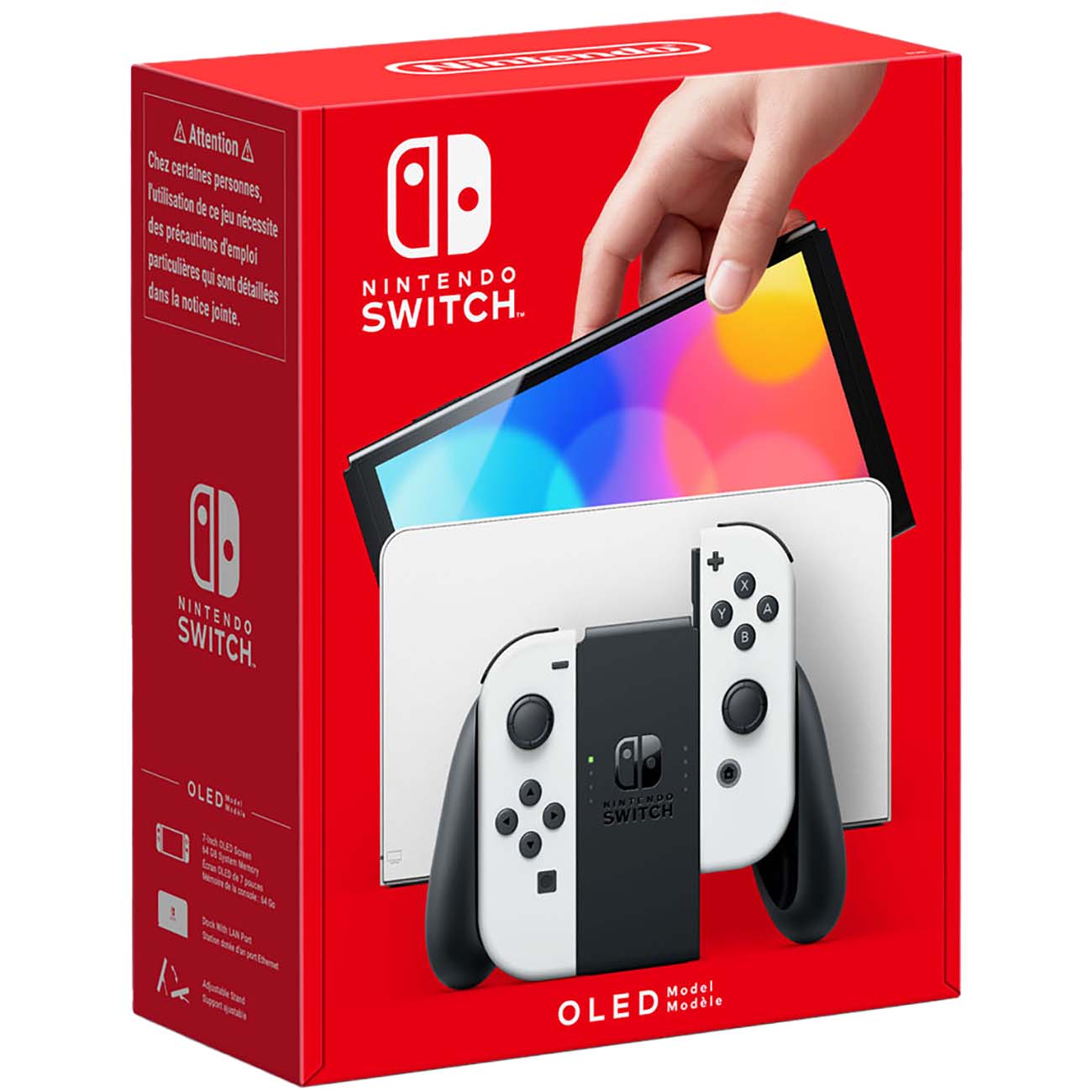 Купить Игровая приставка Nintendo Switch OLED-модель (белый) в каталоге  интернет магазина М.Видео по выгодной цене с доставкой, отзывы, фотографии  - Москва