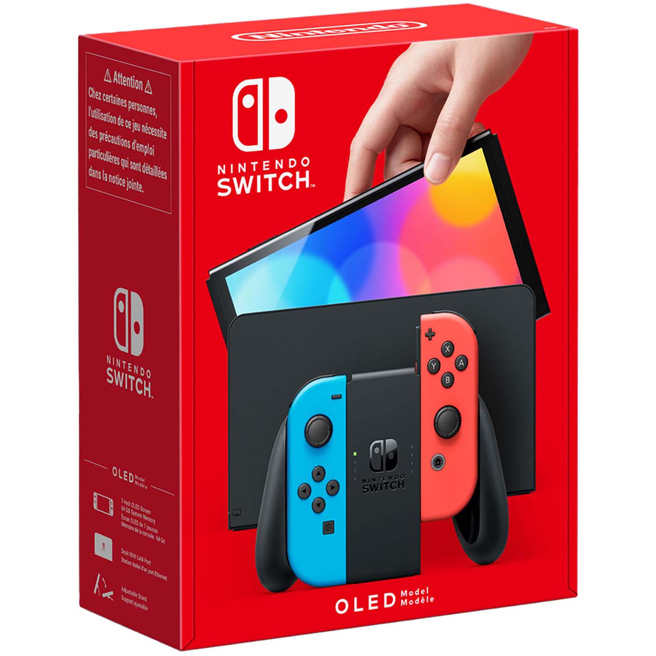 Купить Игровая приставка Nintendo Switch OLED-модель (синий/красный) в  каталоге интернет магазина М.Видео по выгодной цене с доставкой, отзывы,  фотографии - Москва