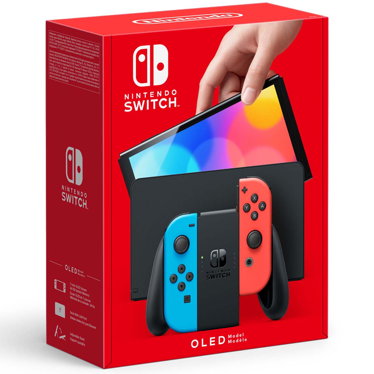 Купить Игровая приставка Nintendo Switch OLED-модель (синий/красный) в  каталоге интернет магазина М.Видео по выгодной цене с доставкой, отзывы,  фотографии - Москва