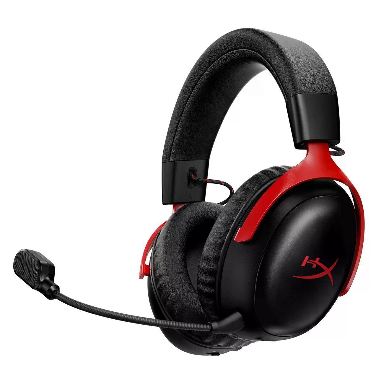 Изображение товара Игровые наушники HyperX Cloud III S WL (A59Z0AA) черный/красный