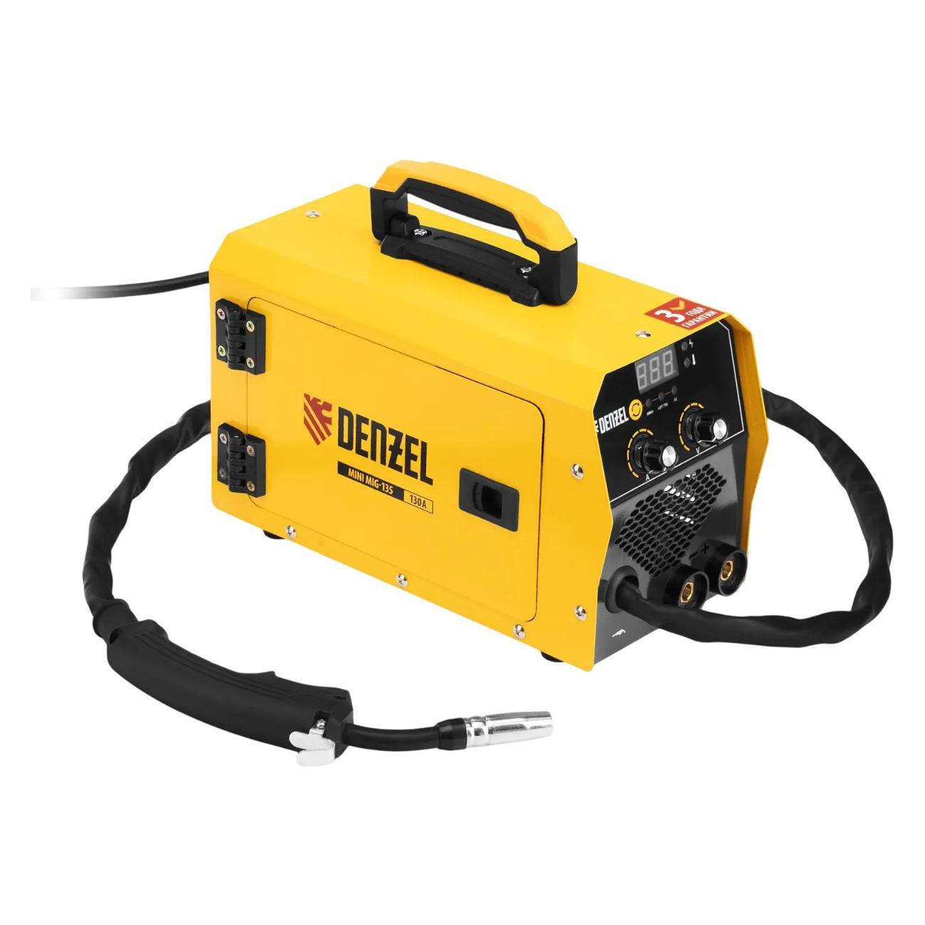 Изображение товара Сварочный аппарат, инвертор DENZEL Mini MIG-135