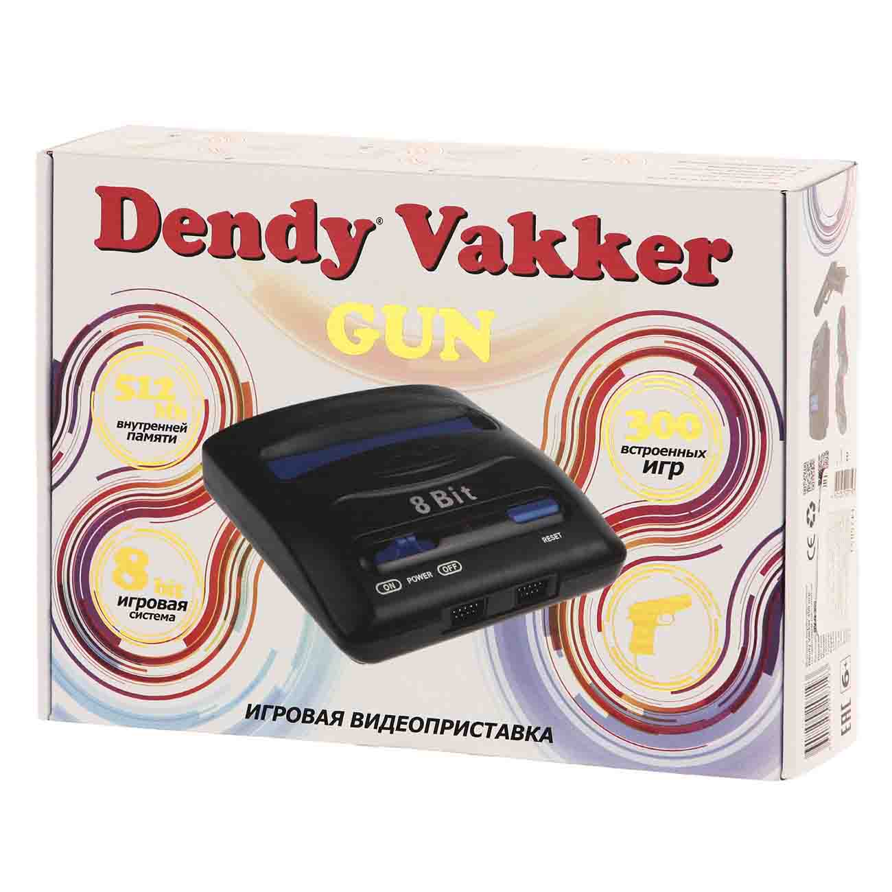 Купить Игровая консоль Dendy Vakker 8Bit (300 игр, проводные геймпады, RCA)  в каталоге интернет магазина М.Видео по выгодной цене с доставкой, отзывы,  фотографии - Москва