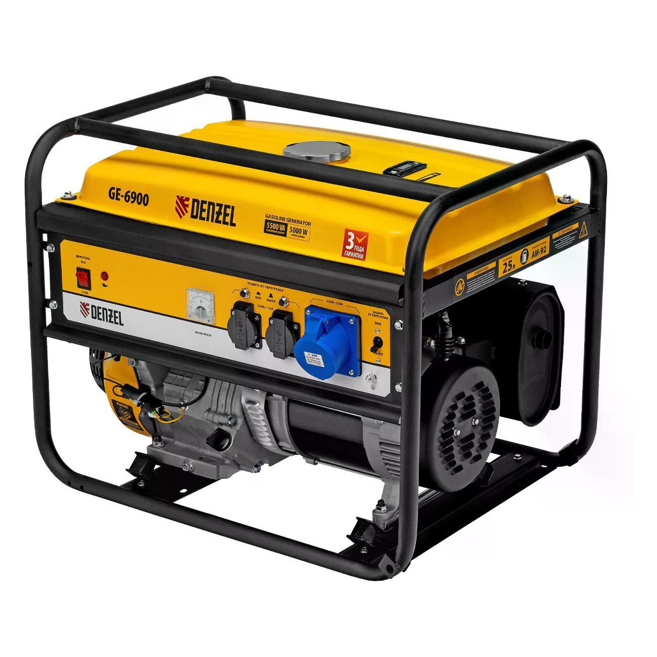 Изображение товара Генератор DENZEL GE 6900