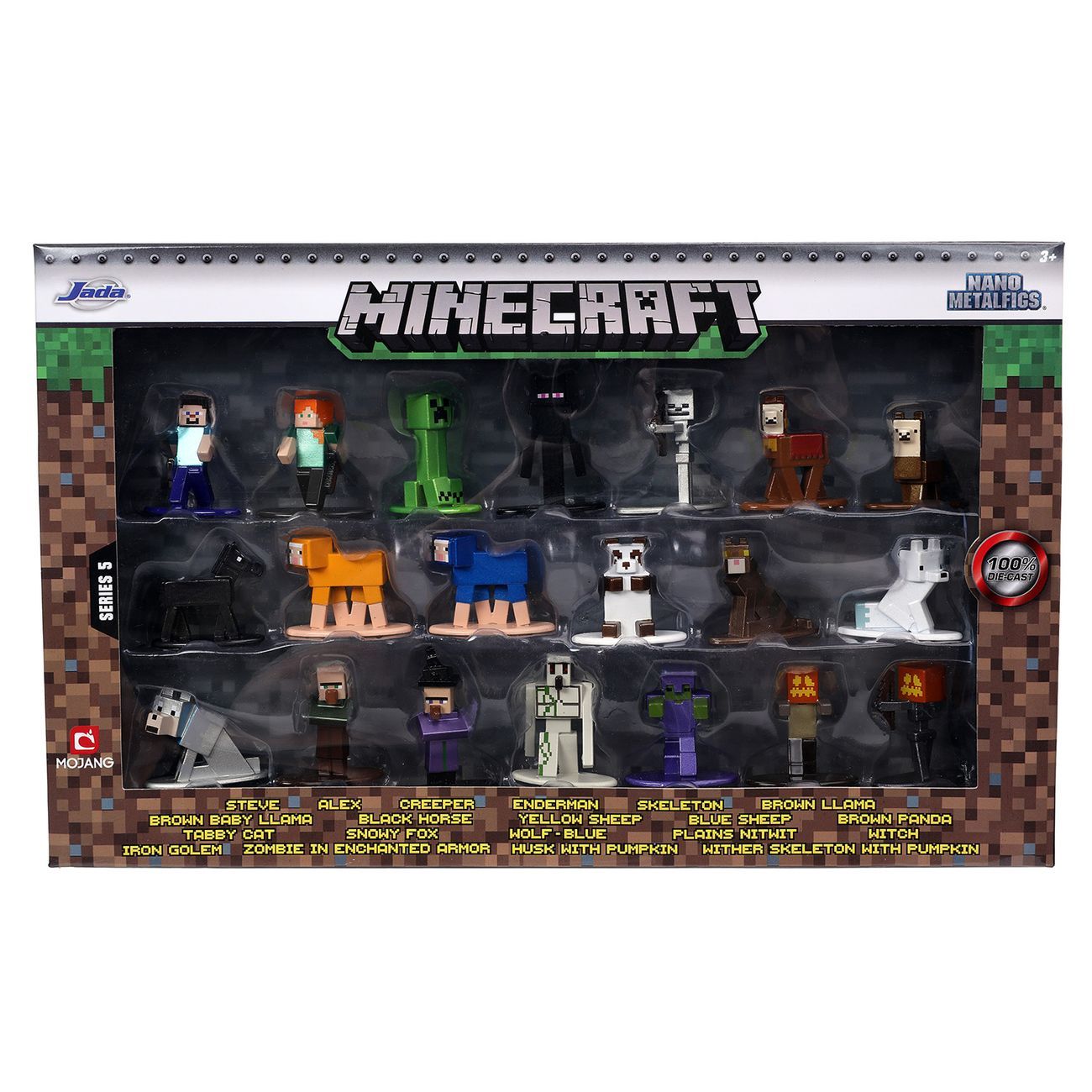 Купить Фигурка Jada Nano Metalfigs - Minecraft Wave 5 (20 Pack) в каталоге  интернет магазина М.Видео по выгодной цене с доставкой, отзывы, фотографии  - Москва