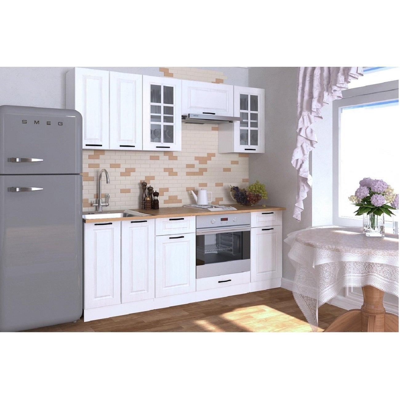 Изображение товара Кухня модульная Кухни РМ КГ Белый Вегас, 2000 мм