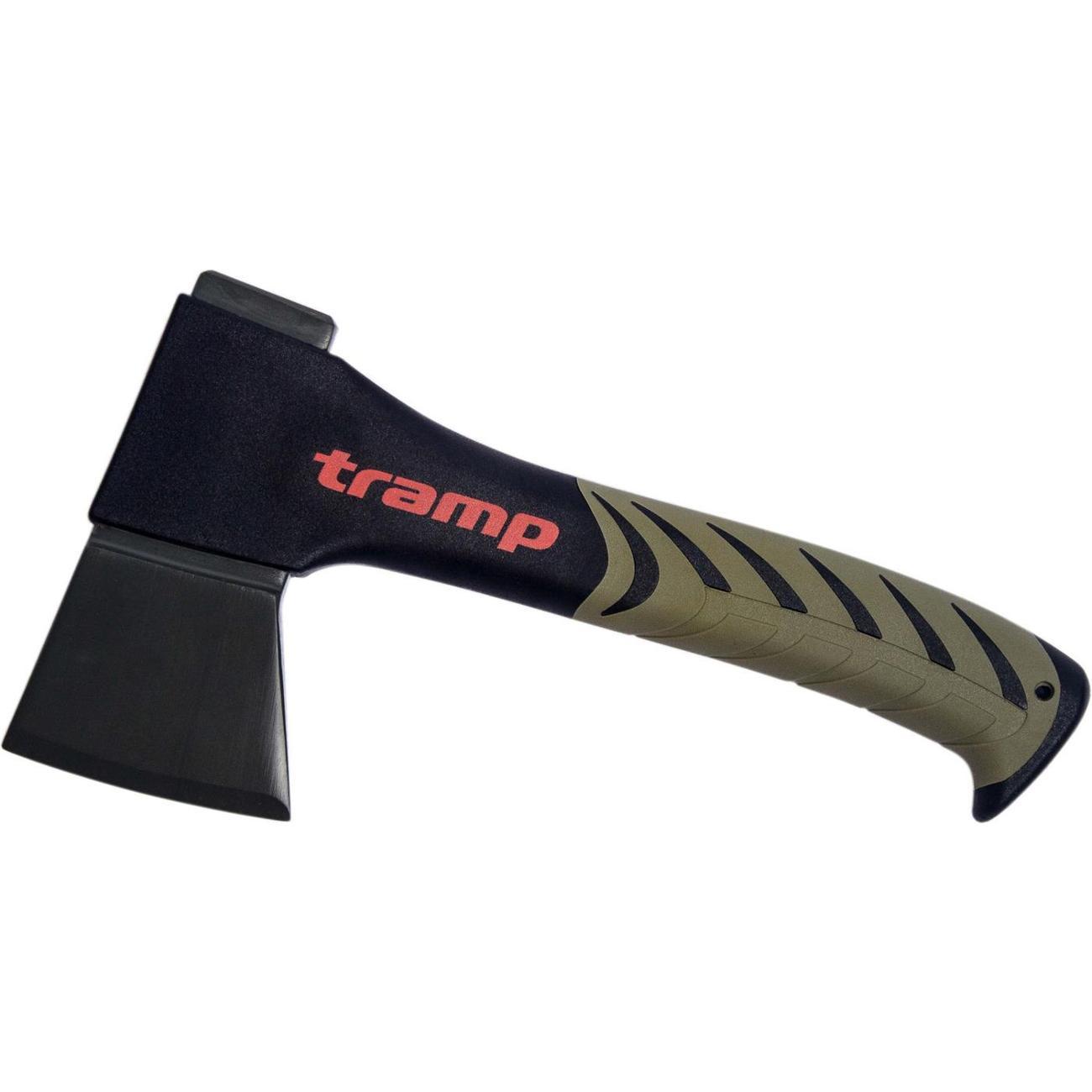 Изображение товара Нож туристический Tramp черный, зеленый