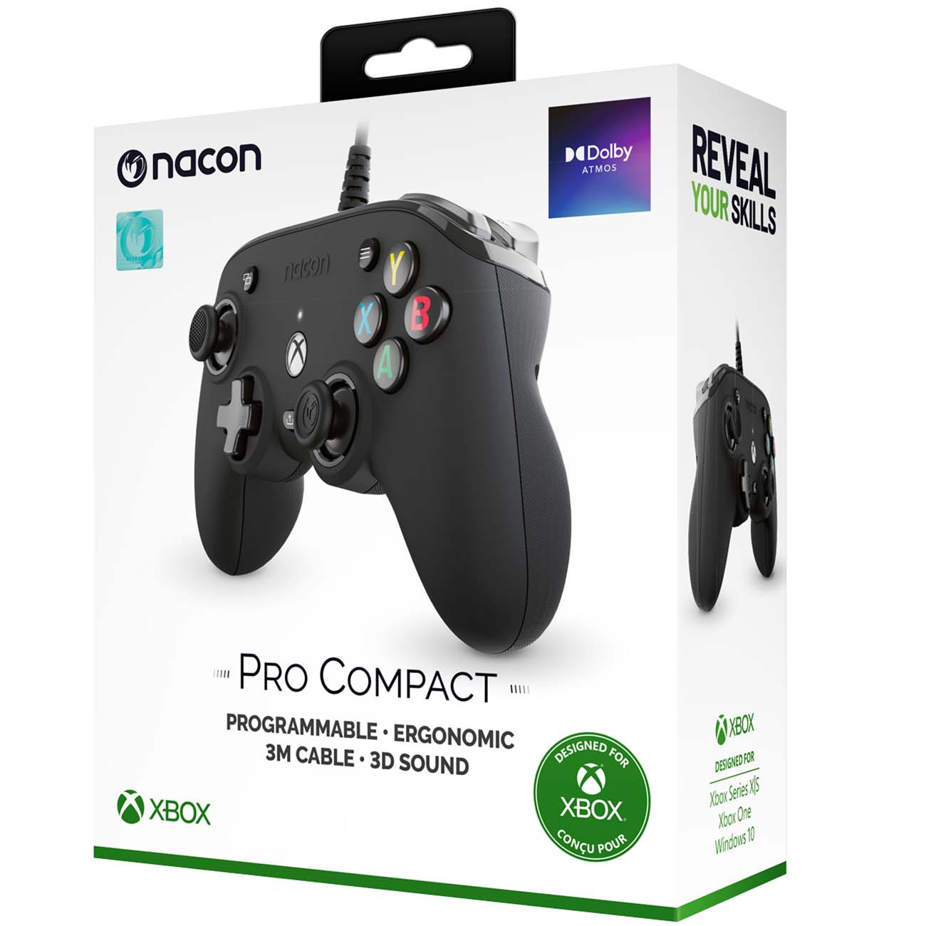 Купить Геймпад для Xbox Nacon XBXPROCOMPACTBLACK в каталоге интернет  магазина М.Видео по выгодной цене с доставкой, отзывы, фотографии - Москва